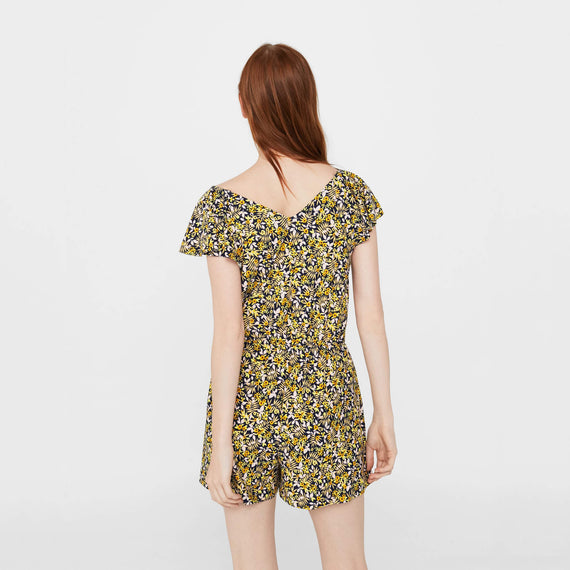 Floral Short Jumpsuit
